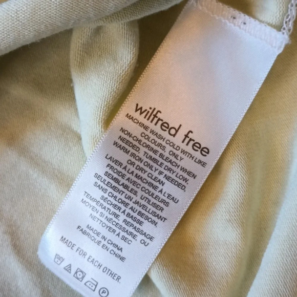 Wilfred Free Lime Cropped Soft Tee BBB - Picture 4 of 5